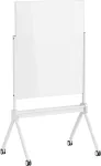 SpeaKa Professional klaasist magnetiline tahvel SP-MMW-001 904 x 1103 mm valge koos aluse ja magnetitega rullalusele SP-13324624
