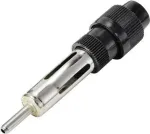 RENKFORCE RF-5087918 F-t&uuml;&uuml;pi isane koaksiaalne emane antenniadapter, nikeldatud messing, 75 oomi, DVB-T/S/C