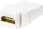 Renkforce RF-KS-HDMI-9020a HDMI &uuml;hendusadapter emane-emane 4K 60Hz valge RF-4531602