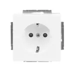 Busch-Jaeger 2CKA002013A5430 SCHUKO pistikupesa sisu 20 EUCNB-84, stuudiovalge