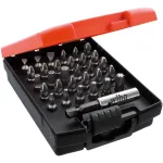 Wiha 26252 standardne otsakute komplekt, 31 tk, 25 mm, 1/4&Prime; C 6,3, must