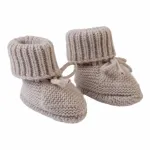 Lodger Slipper Folklore Merino villased beebisussid, beež, 0-6 kuud