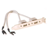 ACT SB2400 8-pesaline pikendusjuhe 2 USB-A laadimispordiga, 1,5 m kaabel, must