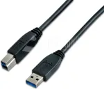 Wirewin USB 3.0 A-B kaabel 0,5m must USB 3.0 A-B MM 0,5 SW