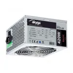 Akyga Basic AK-B1-420 ATX toiteplokk 420 W, 120 mm ventilaator, passiivne PFC, hall