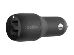 Dual USB-A autolaadija 12W x2 must