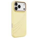 UNIQ Coehl Serina &uuml;mbris iPhone 18 Pro Max / 17 Pro Max jaoks, magnetlaadimine, kollane