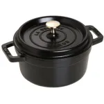 Staub La Cocotte 20cm rund, schwarz, Gusseisen (40509-487-0)