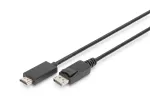 Adapterkaabel Displayport 1.2 lukustusega 4K 60Hz UHD t&uuml;&uuml;p DP/HDMI A M/M must 2 m