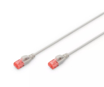 DIGITUS &otilde;huke patch-kaabel - CAT6 - U/UTP - Snagless - Cu - 2m - hall