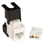 Ethernet Cat6 varjestamata Flip Jack Lanview LVN128143 &mdash; RJ45 keystone modulaarne sisu