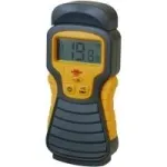 brennenstuhl Feuchtigkeits-Detektor MD, gelb-anthrazit bestimmt den Feuchtigkeitsgehalt von Holz, Beton, Ziegel (1298680)