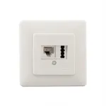 Pistikupesa RJ-45 Rutenbeck 13311201 Valge