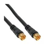 SAT-kaabel Premium InLine 69310P 10 m 2&times; varjestatud 2&times; F-isane must