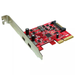 PCI-Express x4 adapter ROLINE 2x porti Type C USB3.1