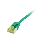 patch-kaabel RJ45, CAT6A 500Mhz, 0,15m, Green, U/FTP, &otilde;hukeline Round d=3,8mm, TPE/LSZH(Superflex), AWG32, with Cat.7 Raw kaabel, Synergy 21 (S217350V3)