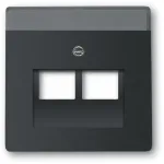 BUSCH JAEGER 1710-0-3911 - Schwarz - konventionell - Jede Marke - 63 mm - 63 mm - 1 St&uuml;ck(e)