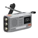 Kaasaskantav v&auml;ntraadio Marmitek RESQ 100 &mdash; DAB/DAB+/FM, 3 W, LCD, USB‑C, 3,5 mm pesa, helehall