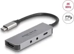 DeLOCK 61064 USB-jaotur USB-C 3.2 Gen 1 HDMI 3840x2160 60Hz