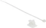 Kaabliside DeLOCK 18877 nailonist valge 10 tk 25mm pikkus 1,05cm l&auml;bim&otilde;&otilde;t