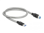 USB 3.2 Gen 1 kaabel T&uuml;&uuml;p-A isane T&uuml;&uuml;p-B isasele DeLOCK 86777 0,5 m