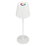 RealPower 458432 RGB LED-laualamp, reguleeritava heledusega, laetava akuga, valge