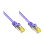 RJ45 paigalduskaabel, Cat.7 toorkabli ja riivikaitsega (RNS&reg;), S/FTP, PiMF, halogeenivaba, 600MHz, OFC, violetne, 3m, Good Connections&reg; (8070R-030V)