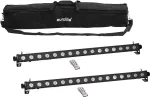 EUROLITE 2x LED PIX-16 QCL valgusriba komplekt koos pehme kotiga