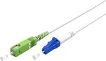 Goobay 59610 kiudoptiline kaabel 3 m SC/APC LC/UPC FTTH OS2 valge (59610)