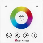 LED-riba seinapaneeli kontroller EUROLITE 50531118 RGB RF, juhtmevaba kaugjuhtimispult RGB LED-paneelidele