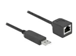 Jada&uuml;henduskaabel DeLOCK 64163 USB 2.0 Type-A RS-232 RJ45 50 cm must