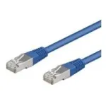 Wentronic Goobay CAT 5e paigalduskaabel, SF/UTP, sinine, 5 m - CCA vase segu (68057)