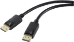 Renkforce DisplayPort-&uuml;henduskaabel DisplayPort-pistik, DisplayPort-pistik 2,00 m Must RF-5245268 DisplayPort 1.2 DisplayPort-kaabel (RF-5245268)