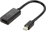 Renkforce Mini-DisplayPort adapterkaabel HDMI-A pesa 0,55 m must RF-5947252 kullatud pistikkontaktidega DisplayPort-kaabel (RF-5947252)