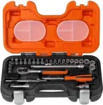 Socket set Bahco 1/4 inch S290