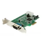 StarTech.com 1-pordine PCI Express RS232 jadaliidese adapterkaart - PCIe RS232 jadaliidese hostkontrolleri kaart - PCIe jadaliidesele DB9 - 16550 UART - madalprofiiliga laienduskaart - Windows ja Linux