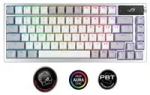 ASUS ROG Azoth klaviatuur m&auml;ngimiseks USB + RF Juhtmeta + Bluetooth Valge