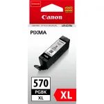 Canon PGI-570PGBK XL k&otilde;rgtulususega pigmendimust tindikassett, k&otilde;rge (XL) tulusus, must, pigmenditint, 22 ml, 1 tk, 500 lehek&uuml;lge