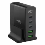 Siseruumide laadija Ansmann DC5140PD universaalne must USB kiirlaadija