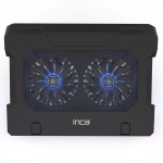S&uuml;learvuti jahutusalus Inca INC-321RX 43,2 cm 2 ventilaatorit Must