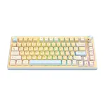 ONIKUMA MT707 Gaming Keyboard (Yellow) - Mechanical, Outemu Blue Switches, RGB Backlit, Full-Size, Wired USB