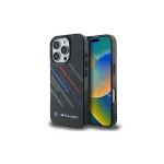 BMW BMHCP16X23HTRAK iPhone 16 Pro Max 6.9 Must k&otilde;va kest Motorsport IML Random Stripes