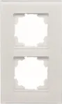 HEINRICH KOPP 2-Gang Frame Cover ATHENIS Pure White Glossy 405402001