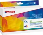 EDDING tindikassett 18-570 &uuml;hilduv HP 913A must/ts&uuml;aan/magenta/kollane 4-pakk