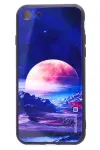 EVELATUS Apple iPhone 7/8/SE 2020/SE 2022 Picture Glass Case Flower Power