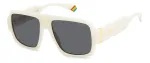 Polaroid PLD 6209/S XVK/6 Unisex Square Sunglasses - Havana Frame, Grey Polarized Lenses