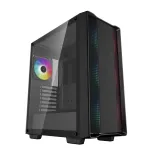 Arvutikorpus DeepCool CC560 ARGB V2 Midi Tower Must &mdash; ATX/Micro‑ATX/Mini‑ITX, karastatud klaas, aRGB, toetab kuni 370 mm GPU-d