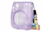 LOVEINSTANT Kaitsmiskarp Fujifilm Instax Mini 11 jaoks - L&auml;bipaistev Lilla S&auml;delev