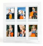 LOVEINSTANT Seisev pildiraam 6 fotole, &uuml;hilduv Fujifilm Instax Mini / Xiaomi / Polaroid / Canon / HP / Kodak - Zink / l&auml;bipaistev