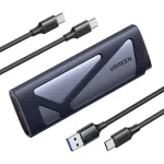 UGREEN USB 3.2 Gen 2 M.2 NVMe & SATA SSD Enclosure Tool-Free External Hard Drive Case
